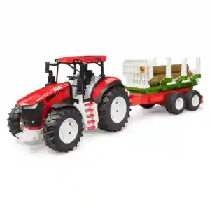 Kütük Taşıyan Römorklu Traktör 03453