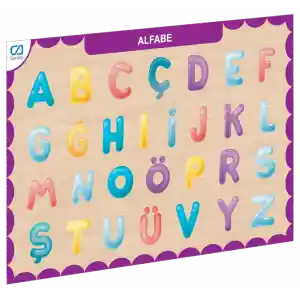 CAAHS-3208 CA GAMES AHŞAP ALFABE BUL-TAK