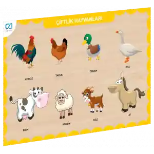 CAAHS-3211 AHŞAP ÇİFTLİK HAYVANLARI BUL-TAK