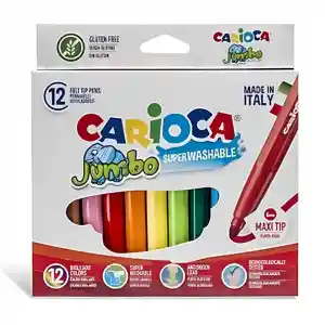 Jumbo Süper Yıkanabilir Keçeli Boya Kalemi 12’li