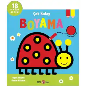 Çok Kolay Boyama Uğur Böcekli Resim Kitabım