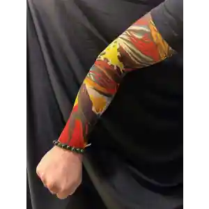 Çorap Dövme Giyilebilir Kol Bacak Dövmesi Likralı 2 Adet Model 24