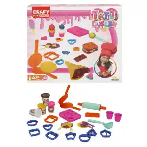 Crafy Tatlı Düşler Oyun Hamuru Seti 200 g 22 Parça