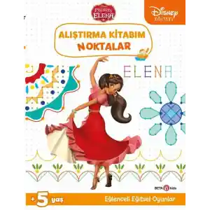NessiWorld Eğitsel Prenses Elena Alıştırma Kitabım Noktalar