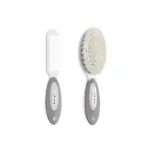 Doğal Kıl Fırça Tarak Seti 519 Gri