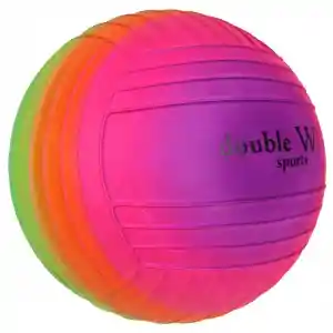 Double W Sports Gökkuşağı Tırtıklı PVC Top 23cm