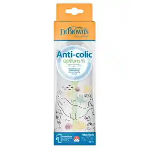 Geniş Ağız PP Antikolik Options Biberon  270ml Kız