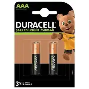 NessiWorld Şarj Edilebilir Pil 2Li AAA 750 mAh