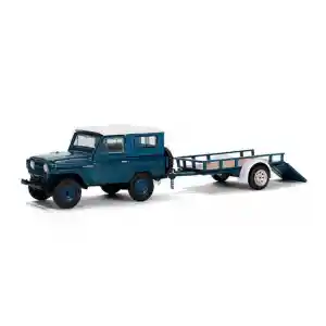 1/64 Hitch & Tow Series 31 - 1961 Nissan Patrol Hard Top with Utility Trailer