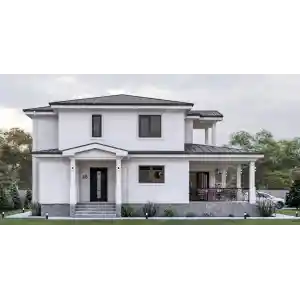 Hafif Çelik Villa Konsept Proje (İki Katlı)