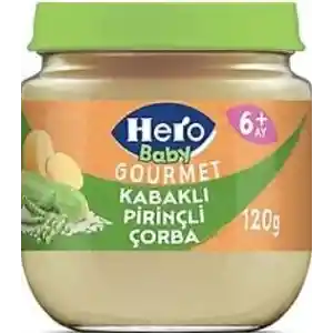 Hero Baby Gourmet Kabaklı Pirinçli Kavanoz Mama 120 Gr