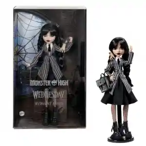 HXJ04 Monster High Wednesday Okul Üniformalı Bebek