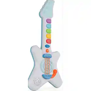 Işıklı Müzikli ve Çok Fonksiyonlu Rockn Roll Gitar NessiWorld