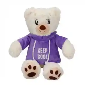 Kapşonlu Peluş Ayı 30 cm.