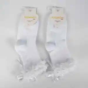 NessiWorld Ayçıl Aks. Kız Soket Çorap K22230 Beyaz