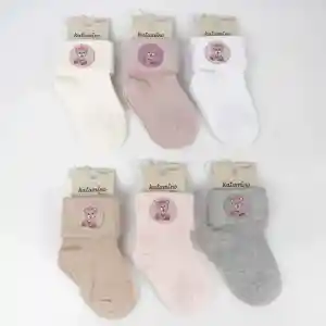 NessiWorld Bukre Aks. Kız Bebek Soket Çorap K46292 (ADET FİYATIDIR)