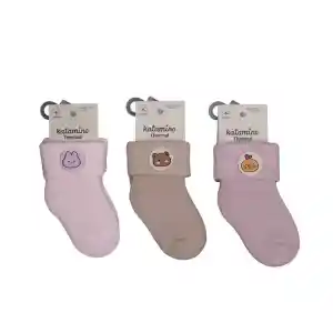 NessiWorld Nesrin Aksesuarlı Kız Bebek Havlu Soket Çorap K45902 Asorti