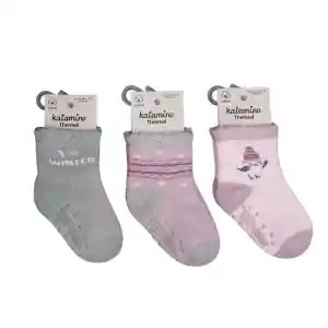 NessiWorld Zerin Absli Kız Bebek Havlu Soket Çorap K45908 Asorti