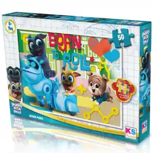 NessiWorld Puppy Dog Pals 50 Parça Puzzle