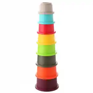 Eğitici Yuvarlak Renkli Kaplar