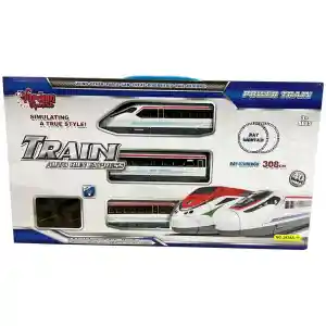 LE-2934A-11 40PCS ISIKLI 308CM HIZLI TREN SET-VRD