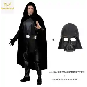 Luke Skywalker Pelerini Yetişkin Ve Maskesi