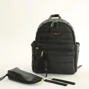 Puff Anne Bebek Bakım Sırt Çantası 7335 Siyah