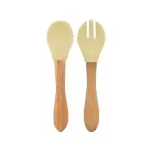 Mama Kaşığı ve Çatal Seti Mellow Yellow