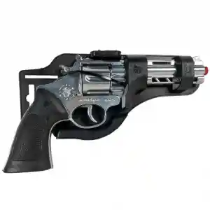 Metal Oyuncak Tabanca Krom Seri 17