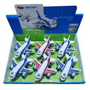 MG-D500-29 SÜRTMELİ IŞIKLI VE MÜZİKLİ YOLCU UÇAĞI