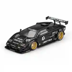 Mini GT 1/64 Lamborghini Countach LB-WORKS Black Blister Paket