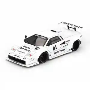 NessiWorld GT 1/64 Lamborghini Countach LB-WORNessiWorld White 2024 Tokyo Auto Salon - Blister Paket