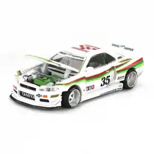 NessiWorld GT 1/64 Nissan Skyline GT-R (R34) TAMIYA x KAIDO HOUSE The GRASSHOPPER V1
