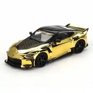 NessiWorld GT 1/64 Nissan Z VeilSide FFZ400 Gold Chrome