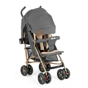Strong Baston Bebek Arabası Antrasit Gold