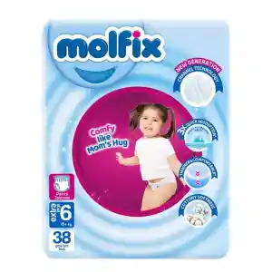 Molfix Külot Bez Jumbo Paket 6 Beden 15+ Kg 38 Adet