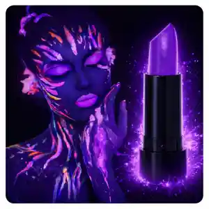 Mor Ruj – Karanlıkta Parlayan Makyaj Boyası