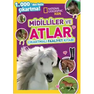 Kids Midilliler ve Atlar Çıkartmalı Faaliyet Kitabı