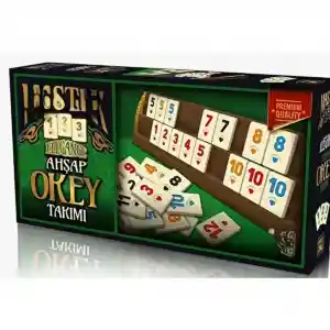 Okey Takımı Ahşap
