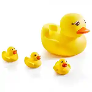Sevimli Vinil Ördek Ailesi Banyo Oyuncakları