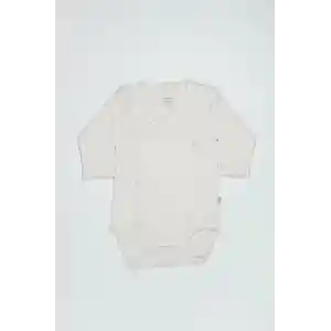 Organik Natural Basic Style Kruvaze Uzun Kol Body BS17102 Ekru