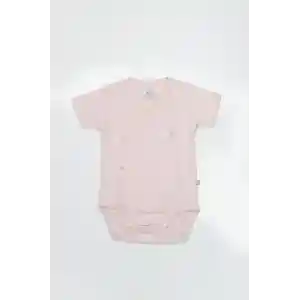 Organik Natural Basic Style Kruvaze Yarım Kol Body BS17101 Pembe