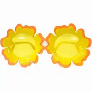 Papatya Şekilli Turuncu Sarı Renkli Hawaii Konsept Parti Gözlüğü 15x7 cm