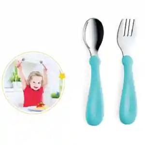 Paslanmaz Çelik Çatal Kaşık Seti 522 Turkuaz