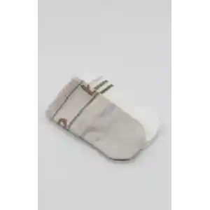 Penye Kaymaz Soket Çorap 2li 10144 Taş Ekru
