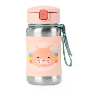 Pipetli Paslanmaz Çelik Suluk 350 ml Kedi