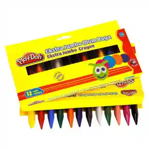 12 Renk Extra Jumbo Crayon