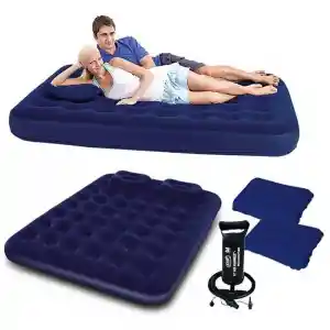 POMPALI YASTIKLI ÇİFT YATAK ÇİFT KİŞİLİK 203X152X22CM