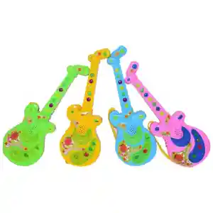 Poşette Türkçe Sesli Müzikli Gitar Oyuncak