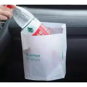 Pratik Su Geçirmez Oto Araba Çöp Poşeti Yapışkanlı 20 Adet
